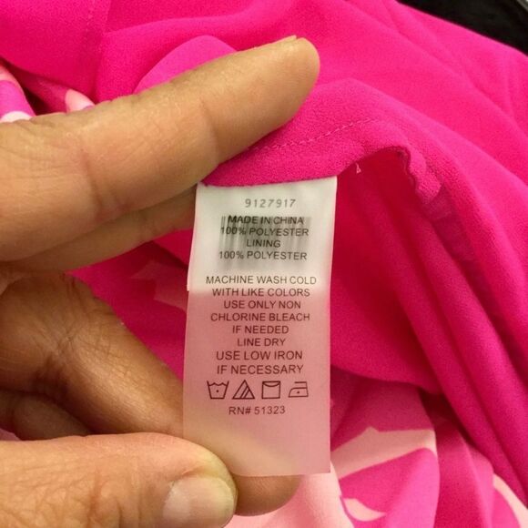 Vince Camuto Pleated Dress Sz M - Picture 7 of 9